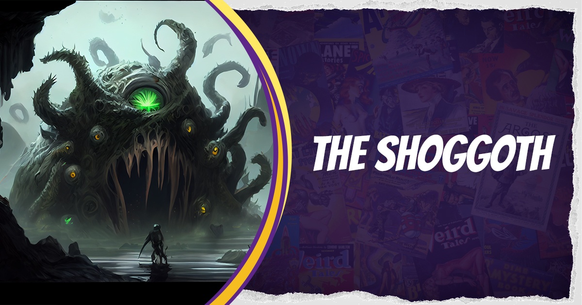 Featured image that says The Shoggoth